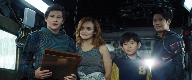 Oh, right, real people. That’s Tye Sheridan, Olivia Cooke, Philip Zhao, and Win Morisaki.